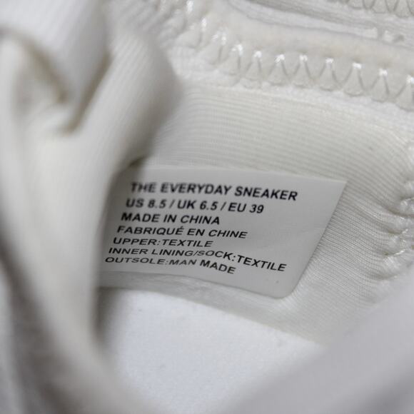 Fabletics The Everyday Sneaker White Sneaker Size 8.5 - Picture 10 of 10